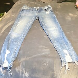 High-rise Ankle Skinny Jeans Size 24